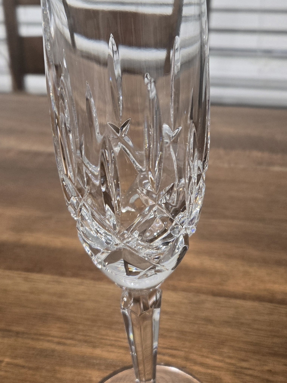 Gorham Priness Anne Clear Cut Crystal Champagne Flute